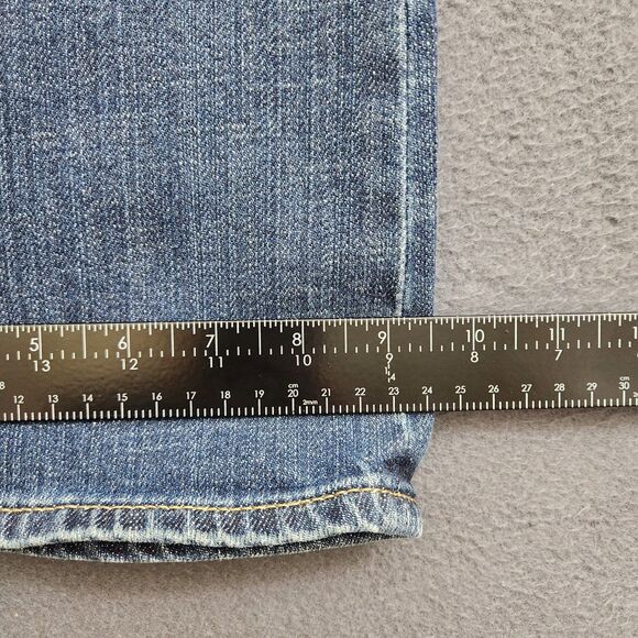 Express Jeans Women 12 Eva Curvy Mid Rise Boot Cut Jeans NWT - Picture 13 of 14